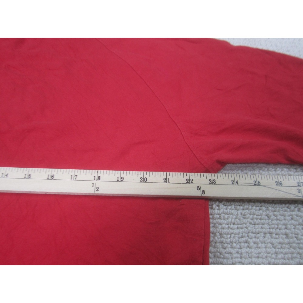 Vintage Anaheim Angels Shirt Mens Large Red MLB Baseball Raglan Tee 2000s - Picture 7 of 9